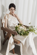 Load image into Gallery viewer, One shoulder ribbon dress (wedding)