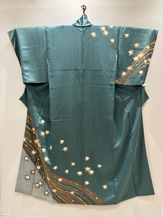 緑　駒刺繍　橘　金彩 ［4570191718351］
