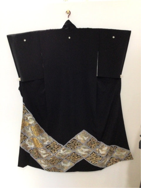 黒留　鶴　道具　格子　［4570191654734］