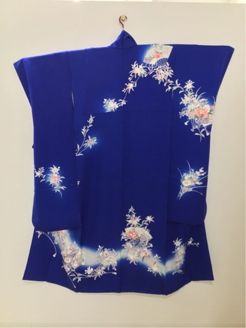 青 花車 扇 牡丹 梅 菊 枝花 ぼかし［4570191710928］