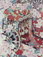 画像をギャラリービューアに読み込む, ラグランＭ　ピンク　御所車　桜　金彩　ぼかし［4570191697953］
