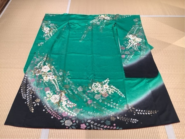 ビビッドグリーン　ブラック　八重桜　藤　桔梗　箔［4570191656622］