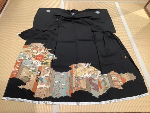 黒留、扇、鶴、四季の花［4570191658664］