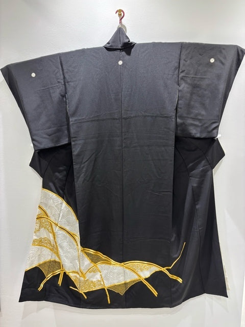 黒留　吉祥文　駒刺繍　金彩［4570191712915］