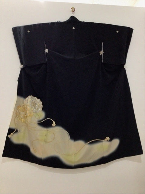 ラグランM 黒留　丸文　手鏡文　鴛鴦　