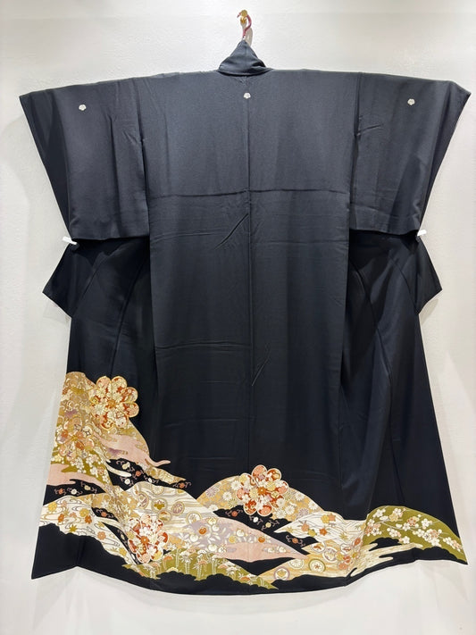 黒留　遠山花唐草文　宝尽し［4570191716722］