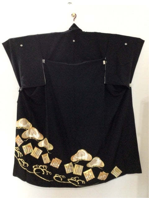 プレミアム　黒留　金糸　松枝紋　鶴　源氏香　［4570191654918］