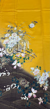 Load image into Gallery viewer, 山吹色　花車　波　金銀彩　染め分け［4570191718771］
