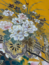 Load image into Gallery viewer, 山吹色　花車　波　金銀彩　染め分け［4570191718771］
