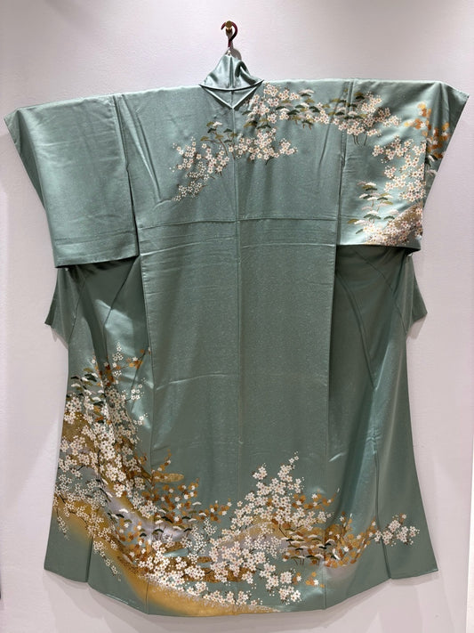 薄緑　桜　松　金銀彩［4570191718856］