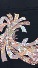 画像をギャラリービューアに読み込む, 黒留　宝尽くし束ね熨斗文　駒刺繍　金彩［4570191719013］
