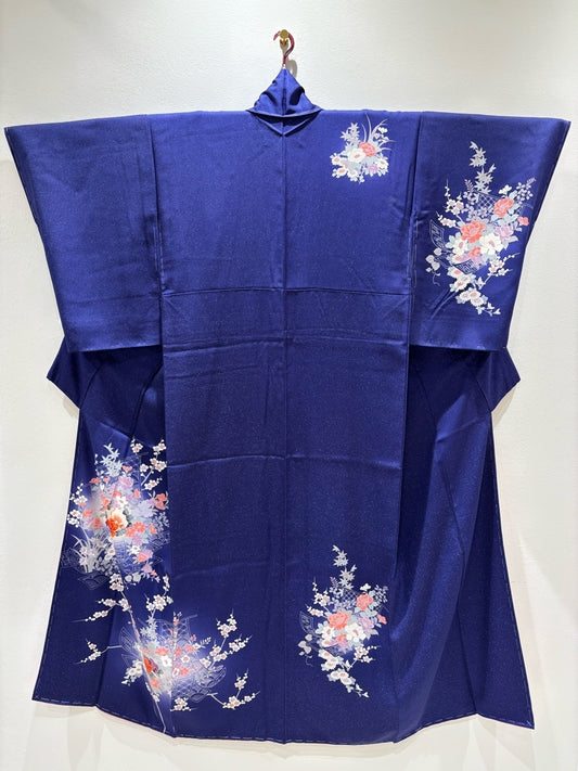 紫　紺　草花　几帳　ぼかし［4570191719921］