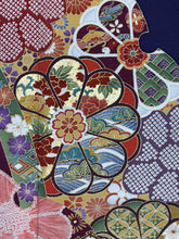 Load image into Gallery viewer, 青紫　菊　竹　金彩　ぼかし［4570191719204］
