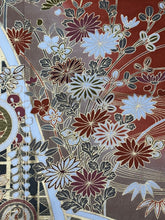 Load image into Gallery viewer, 朱色 赤茶 松竹梅 菊 金彩 ぼかし［4570191717408］
