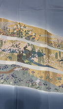 Load image into Gallery viewer, プレミアム　青灰色　桜　菖蒲　金銀糸　ぼかし［4570191 716357］
