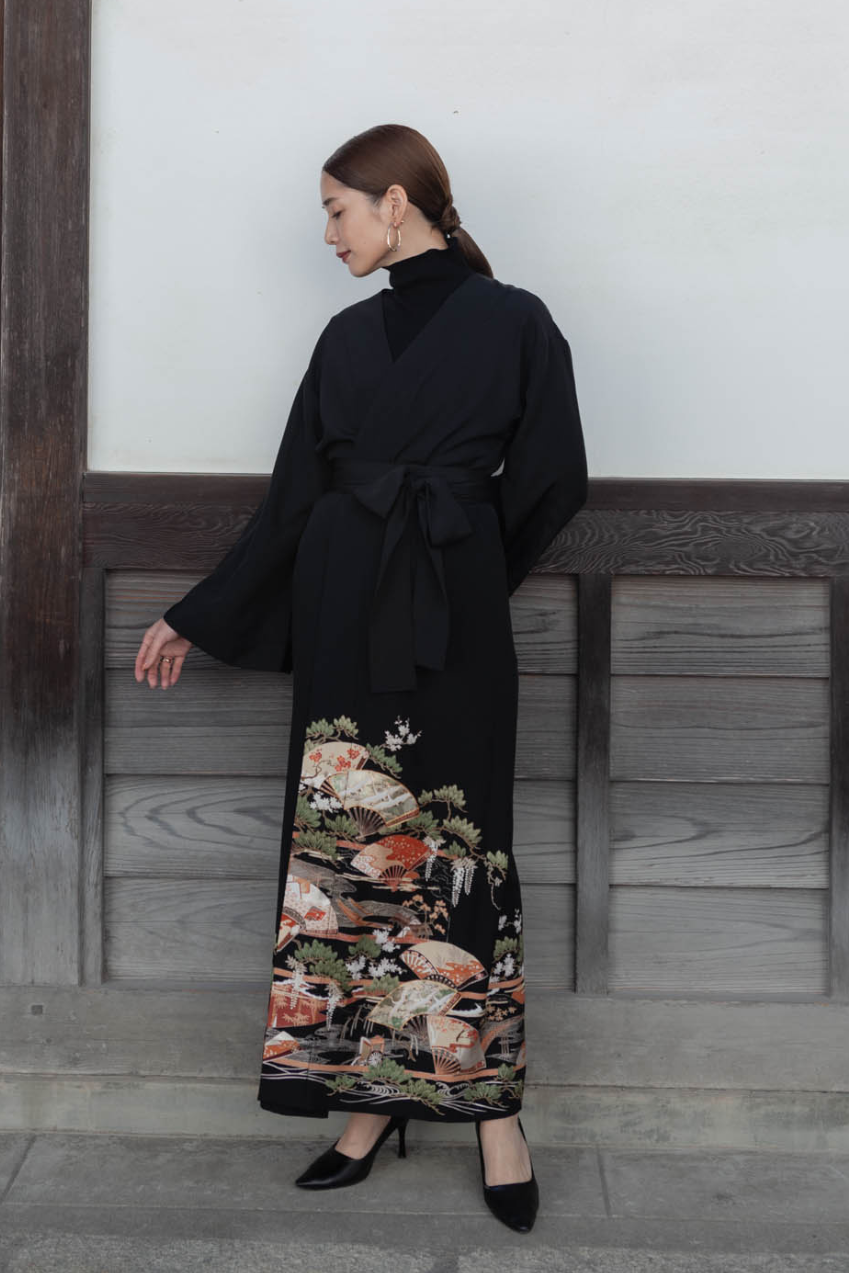 Kimono Fabric Abaya