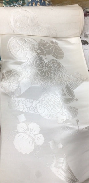 白無垢　帯　反物　小槌　梶の葉 ［4570191711031］