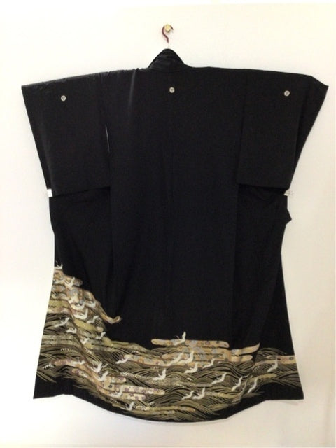 黒留　波　鶴　花紋　4570191655090