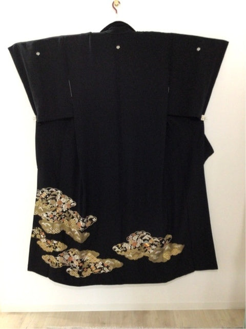 プレミア　黒留　雲取り　菊　松　道具　［4570191655243］