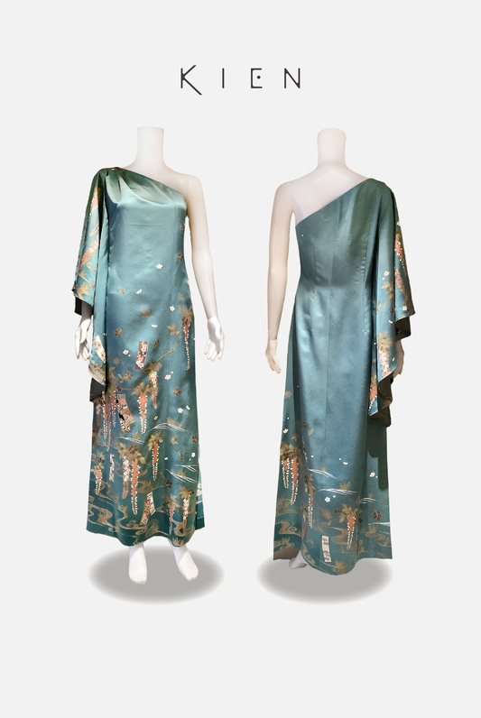 【既製品（Ready-made）】ワンショルダーフリルドレス L（One shoulder dress）　　