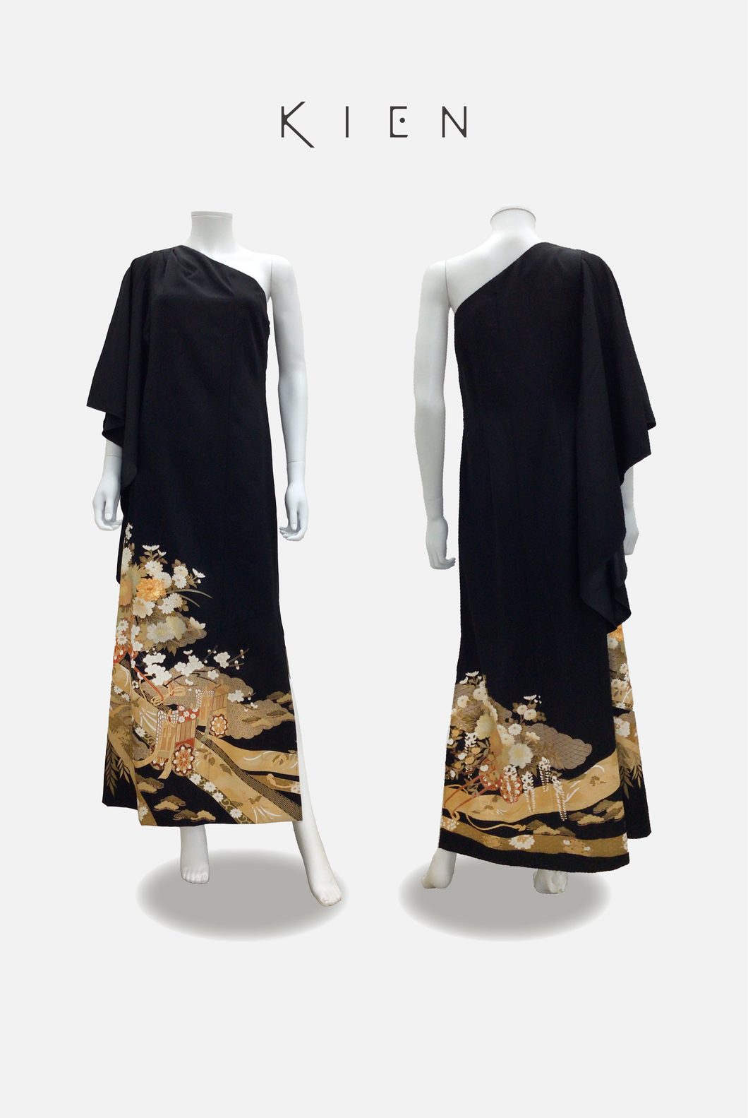 【既製品（Ready-made）】ワンショルダーフリルドレス M（One shoulder dress）　