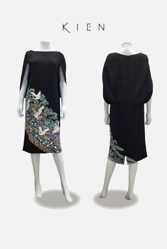 Ready-made Cocoon Short Dress, Size M