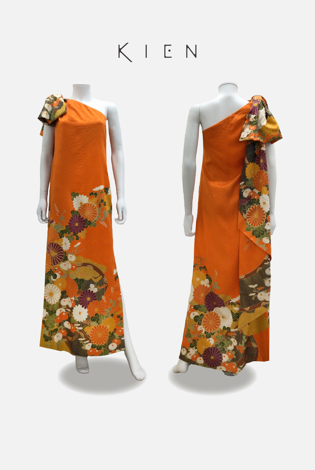 【既製品（Ready-made）】ワンショルダーリボンドレス M（One shoulder dress）　