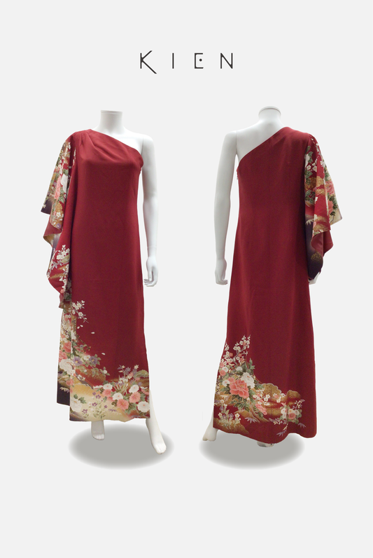 【既製品（Ready-made）】ワンショルダーフリルドレス M（One shoulder dress）