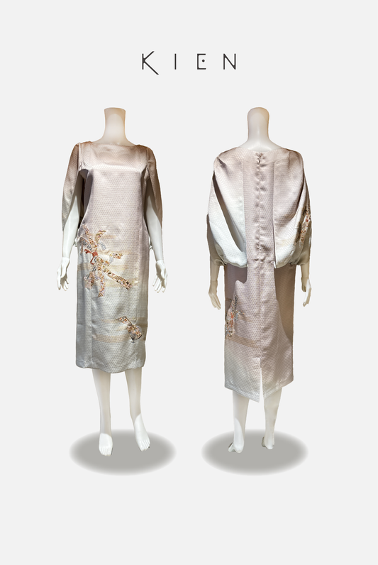 Cocoon Short Length, Size M, Light Purple, Bundle of Noshi Embroidery [4570191671168]