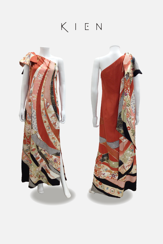 【既製品（Ready-made）】ワンショルダーフリルドレス M（One shoulder dress）