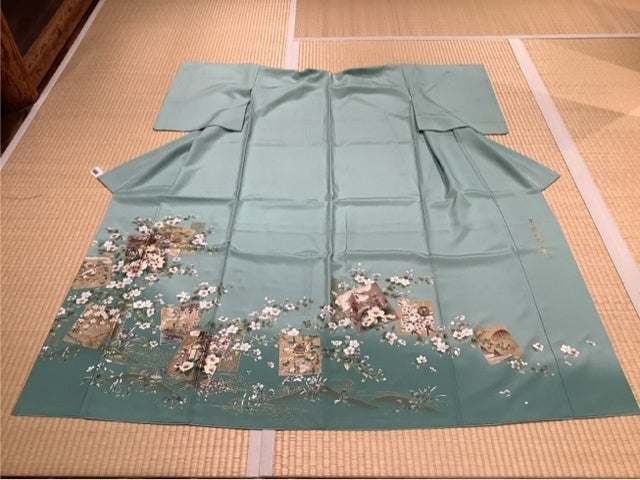 色留　ペールライトグリーン　京の歳時記