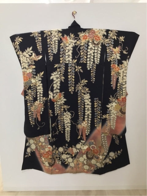 黒 蝶 辻ヶ花 源氏車 菊 桜 金糸 金彩［4570191710515］