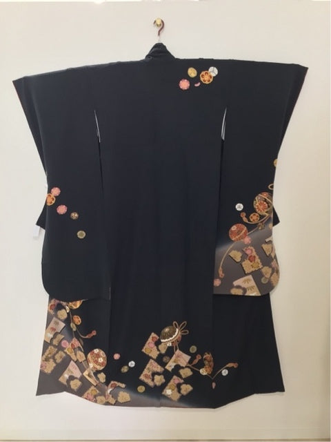 濃紺 鞠 松竹梅 金彩 金糸 ［4570191656820］