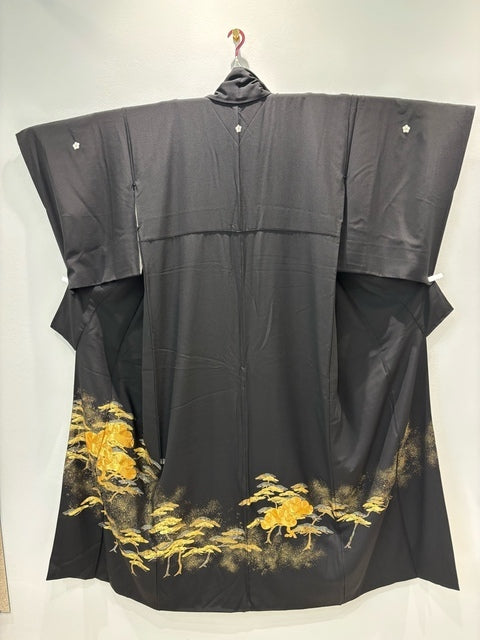 黒留　松　駒刺繍　金彩［4570191713295］