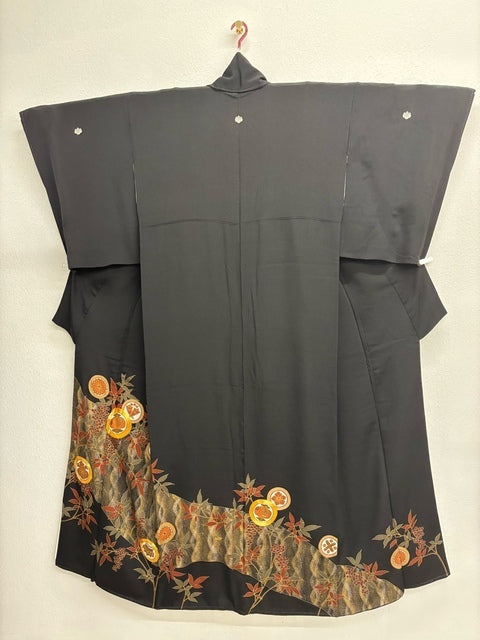 黒留　プレミアム　宝尽くし南天文　駒刺繍　金彩［4570191714445］