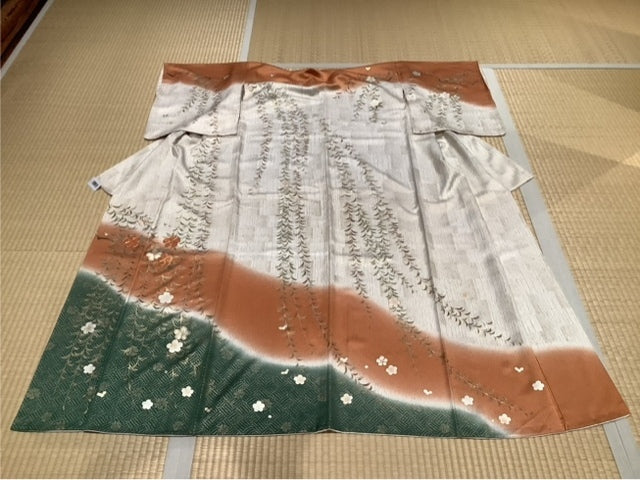 白　橙　緑　枝垂れ梅［4570191656660］