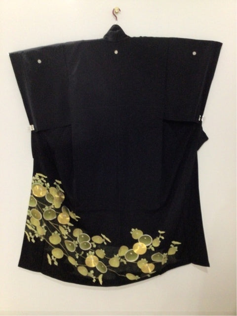 黒留　光琳菊　駒刺繍　金銀彩［4570191710362］