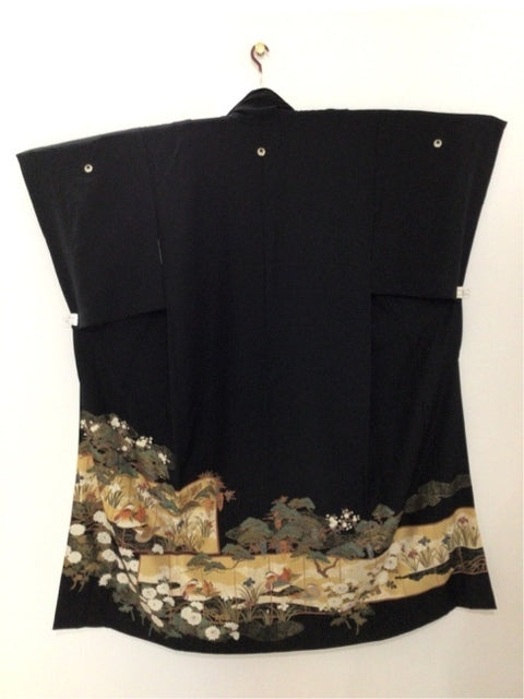 黒留　屏風　鴛鴦　松　菊　［4570191710072］