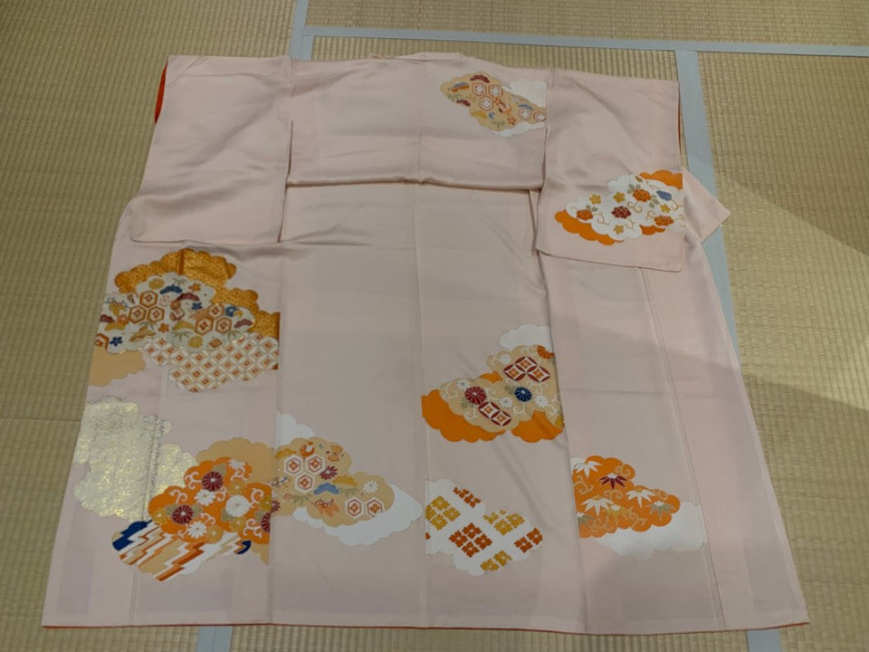 ライトピンク　雲和柄 [4570191650446]