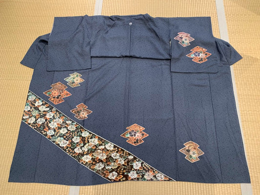 訪問着　絞り　椿　菊 [4570191652716]