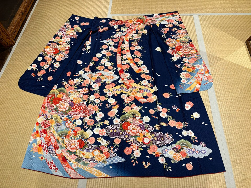 青、紺、熨斗柄、花柄 [4570191653508]