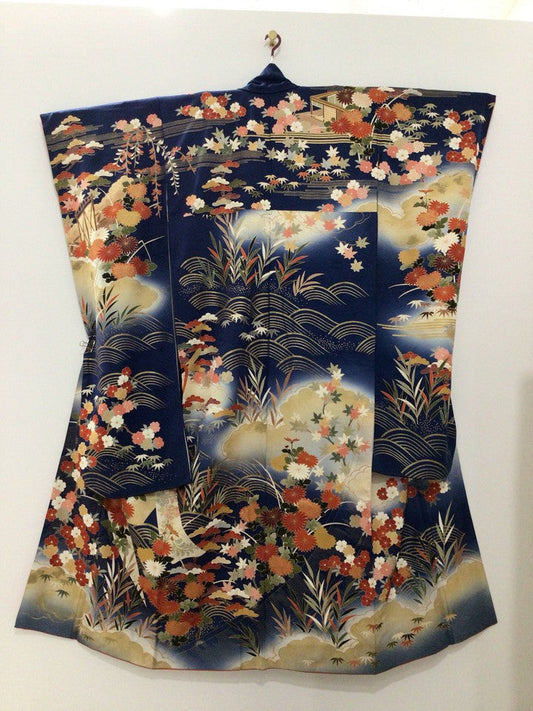 青系　菊　梅　笹　紅葉　青海波紋　雲取り [4570191655939]