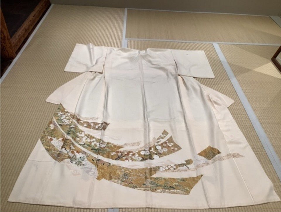 ライトベージュ　鶴　熨斗 [4570191658879]